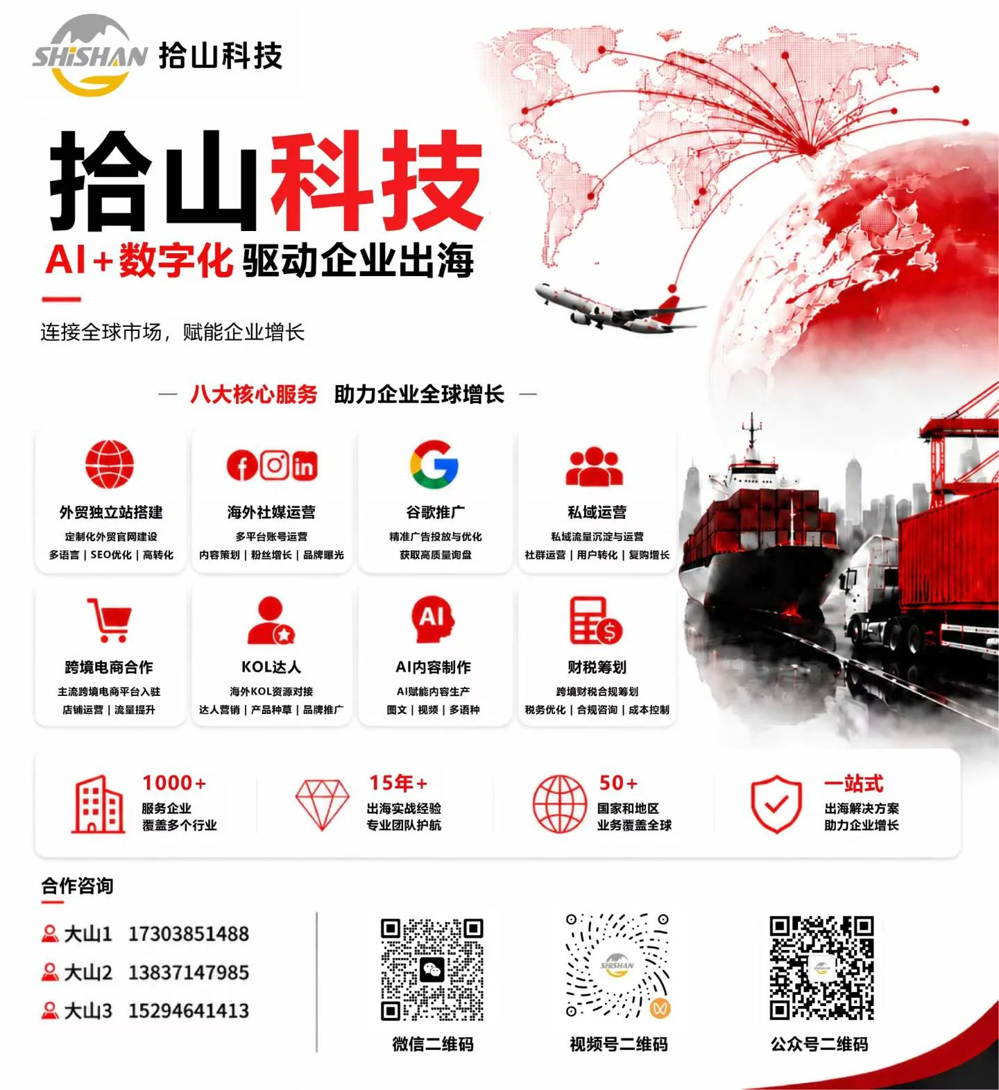 拾山科技企业出海服务与海外获客增长闭环